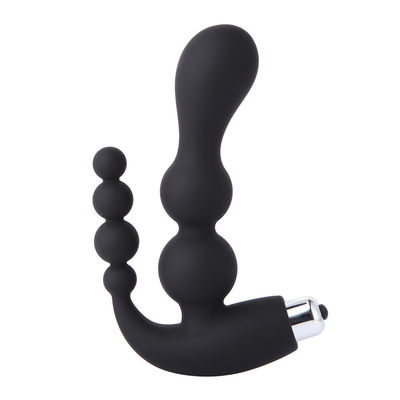 PM-11 10 طرق ألعاب جنسية للاستمناء من السيليكون جهاز تدليك للبروستاتا الشرج اللون أسود