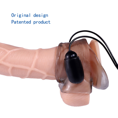مجانا TPE G Spot Adult Products الذكور الاهتزاز القضيب القضيب حلقة القضيب