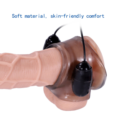 مجانا TPE G Spot Adult Products الذكور الاهتزاز القضيب القضيب حلقة القضيب