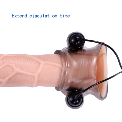مجانا TPE G Spot Adult Products الذكور الاهتزاز القضيب القضيب حلقة القضيب