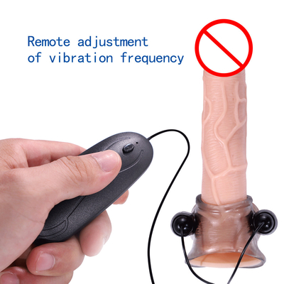 مجانا TPE G Spot Adult Products الذكور الاهتزاز القضيب القضيب حلقة القضيب