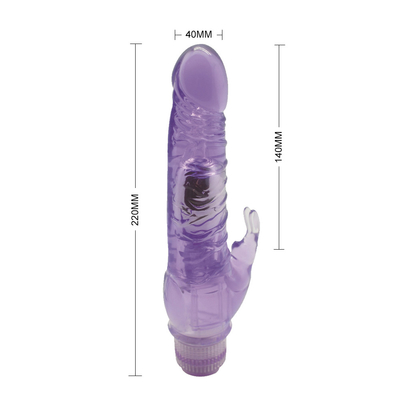 أرنب غلانز القضيب G-Spot Vibrator جهاز إناثي الاهتزاز السيليكون الاهتزاز