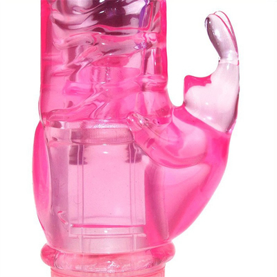 أرنب غلانز القضيب G-Spot Vibrator جهاز إناثي الاهتزاز السيليكون الاهتزاز