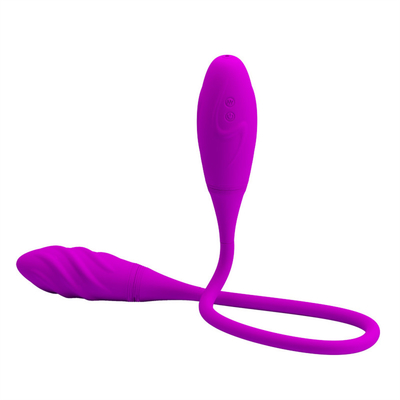 أجهزة الهزاز المزدوجة الشرجية 6 أجهزة الهزاز متعددة السرعات G-spot Vibrator البيضة القابلة لإعادة الشحن الهزاز البظر للأزواج