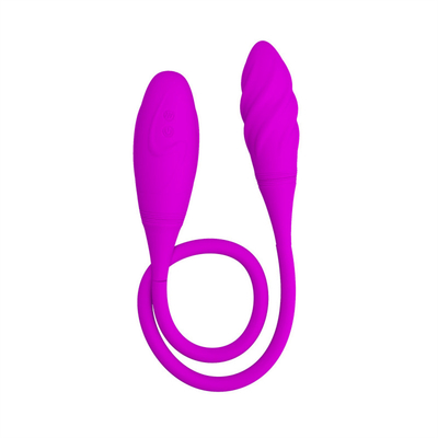 أجهزة الهزاز المزدوجة الشرجية 6 أجهزة الهزاز متعددة السرعات G-spot Vibrator البيضة القابلة لإعادة الشحن الهزاز البظر للأزواج