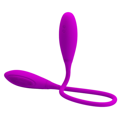 أجهزة الهزاز المزدوجة الشرجية 6 أجهزة الهزاز متعددة السرعات G-spot Vibrator البيضة القابلة لإعادة الشحن الهزاز البظر للأزواج