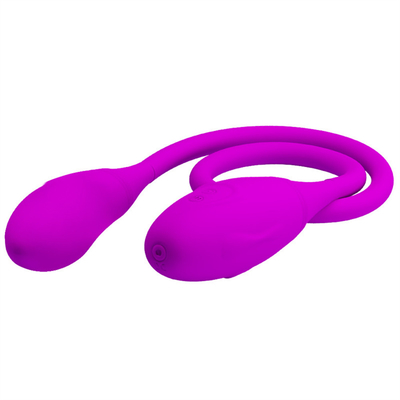 أجهزة الهزاز المزدوجة الشرجية 6 أجهزة الهزاز متعددة السرعات G-spot Vibrator البيضة القابلة لإعادة الشحن الهزاز البظر للأزواج