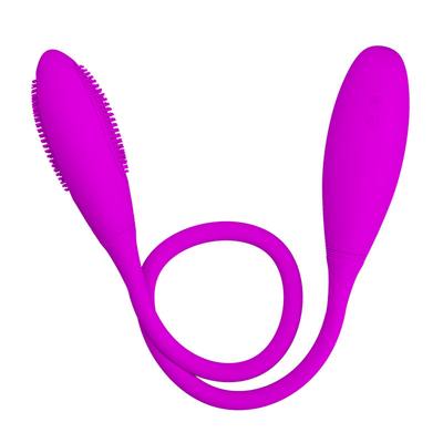 أجهزة الهزاز المزدوجة الشرجية 6 أجهزة الهزاز متعددة السرعات G-spot Vibrator البيضة القابلة لإعادة الشحن الهزاز البظر للأزواج