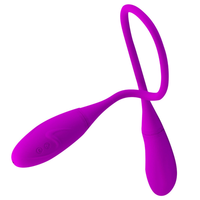 أجهزة الهزاز المزدوجة الشرجية 6 أجهزة الهزاز متعددة السرعات G-spot Vibrator البيضة القابلة لإعادة الشحن الهزاز البظر للأزواج