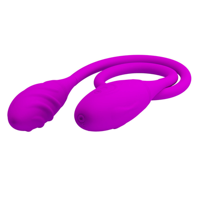 أجهزة الهزاز المزدوجة الشرجية 6 أجهزة الهزاز متعددة السرعات G-spot Vibrator البيضة القابلة لإعادة الشحن الهزاز البظر للأزواج