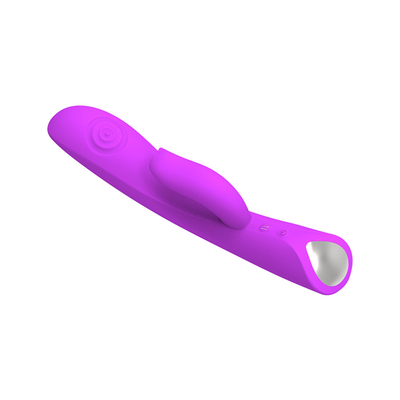 الاهتزازات الساخنة السرية مع وظيفة الضغط الجانبي المزدوج فيجينا G Spot Rabbit Vibrator Adult Sex Toy للنساء