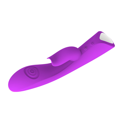 الاهتزازات الساخنة السرية مع وظيفة الضغط الجانبي المزدوج فيجينا G Spot Rabbit Vibrator Adult Sex Toy للنساء