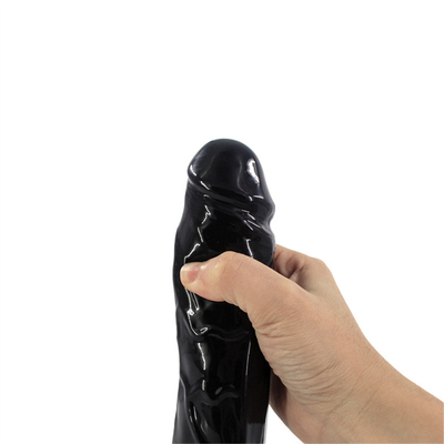 قضيب حقيقي ضخم مع كوب شفط قوي ديلدو لليدين الحرة قضيب مع عمود منحني و كرات للمهبل