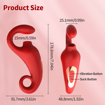 Xese Adult Toy G Spot Clitoral Sucking Vibrator إمرأة تستخدم محفز البظر