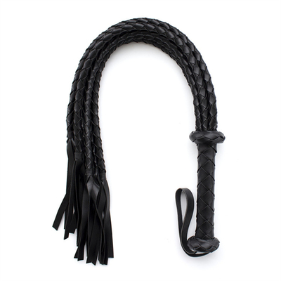 Bdsm النسيج الجلدي من الجلد Led Whip متعددة الأسود والأحمر الخيط الحبل الحصان الجلد الجنس الشعبي Sm Bdsm العبيد الشعوذة