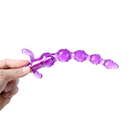 TPE Beads الشرج الجنس لعب هزاز لينة تدليك البروستاتا 1 سرعة الاهتزاز