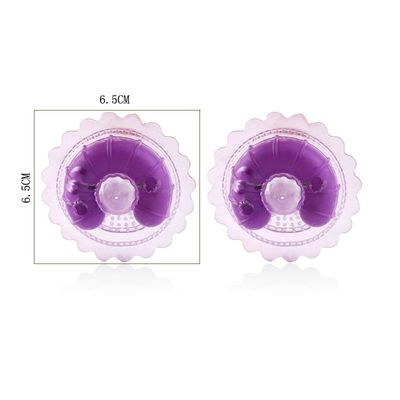 جهاز تدليك هزاز للبيض من السيليكون لتكبير الثدي للنساء من Purple Bullet