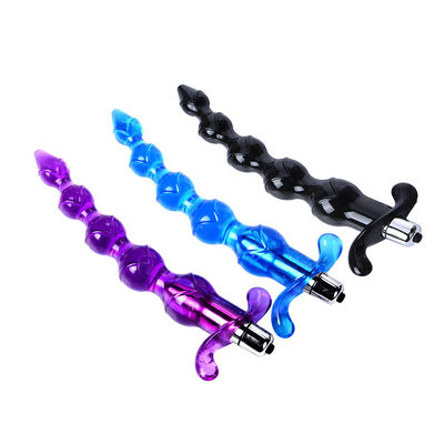 TPE Beads الشرج الجنس لعب هزاز لينة تدليك البروستاتا 1 سرعة الاهتزاز