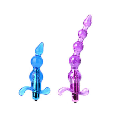 TPE Beads الشرج الجنس لعب هزاز لينة تدليك البروستاتا 1 سرعة الاهتزاز